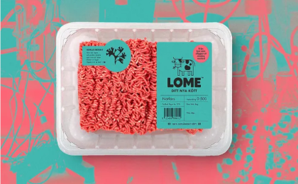 Thịt bò xay ít phát thải mang thương hiệu LOME. Ảnh: Volta Greentech.