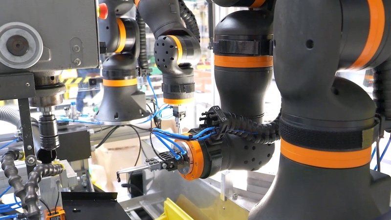 Robot trình diễn tại sự kiện automatica 2025